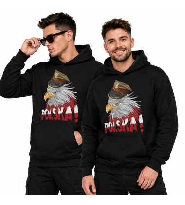 BLUZA Z KAPTUREM PATRIOTYCZNI POLSKA